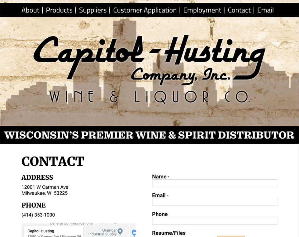 Capitol-Husting Contact Form
