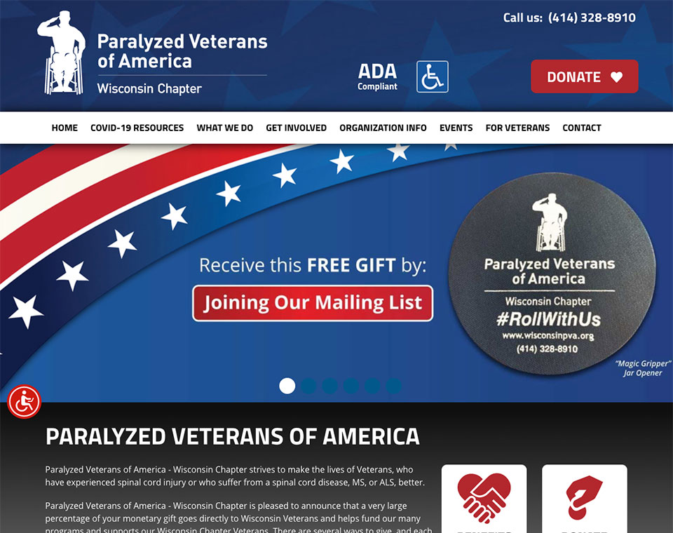 PVA - Wisconsin Home Page