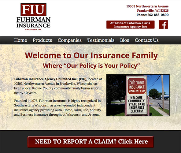 New Fuhrman Insurance Website