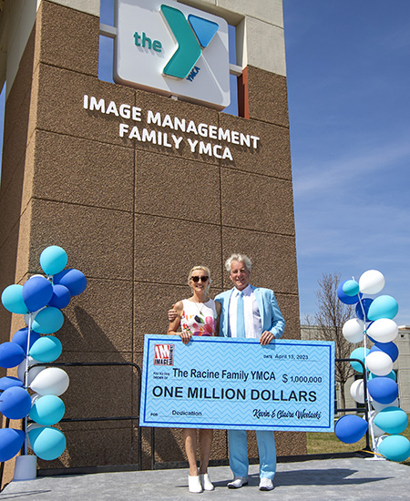 $1,000,000 donation to the Racine YMCA from Image Management