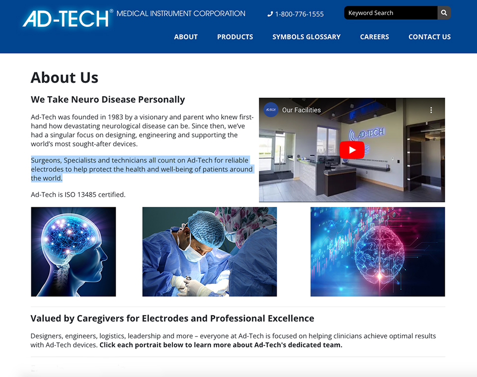 Ad-Tech Medical About Page