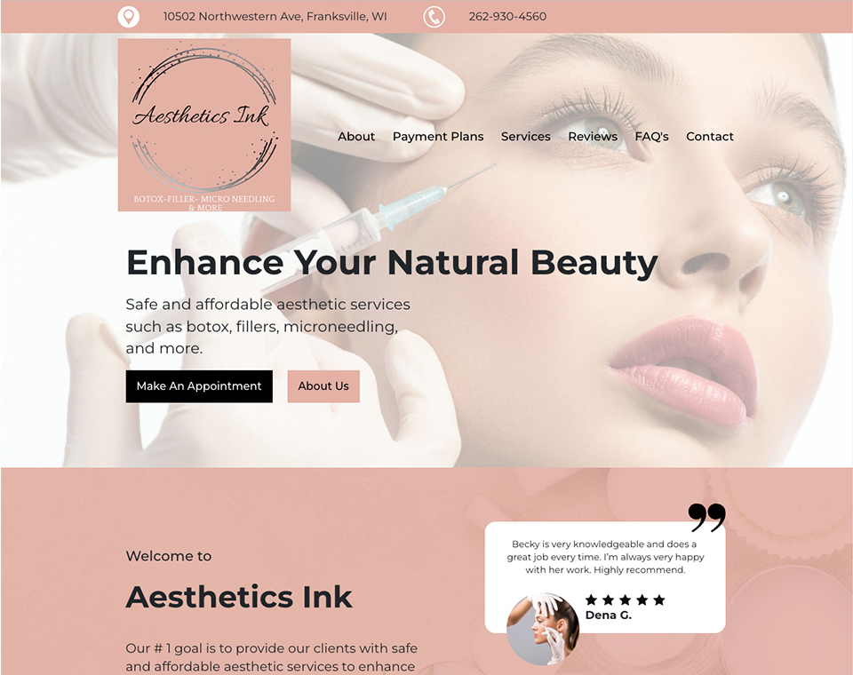 Aesthetics Ink - Home Page