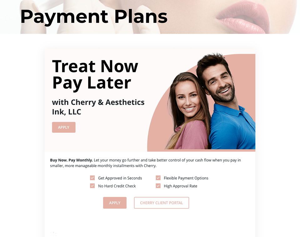 Aesthetics Ink - Payment Page
