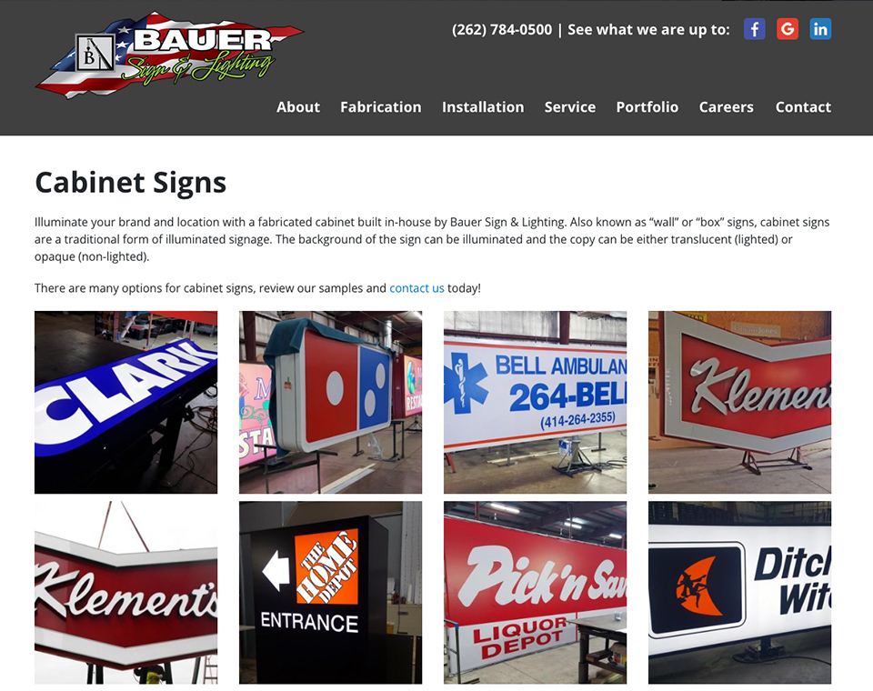 Bauer Sign & Lighting Gallery Page