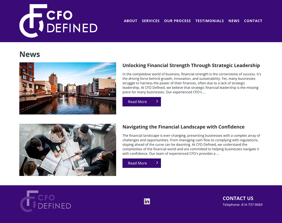 CFO Defined - News Page