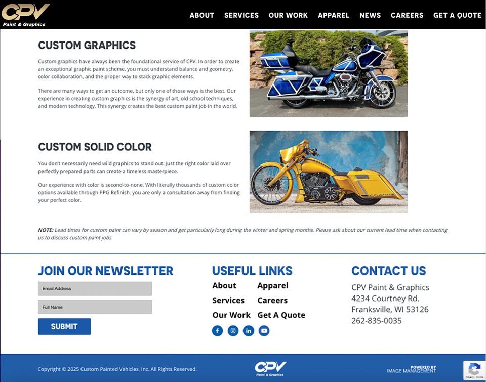 CPV Service Page