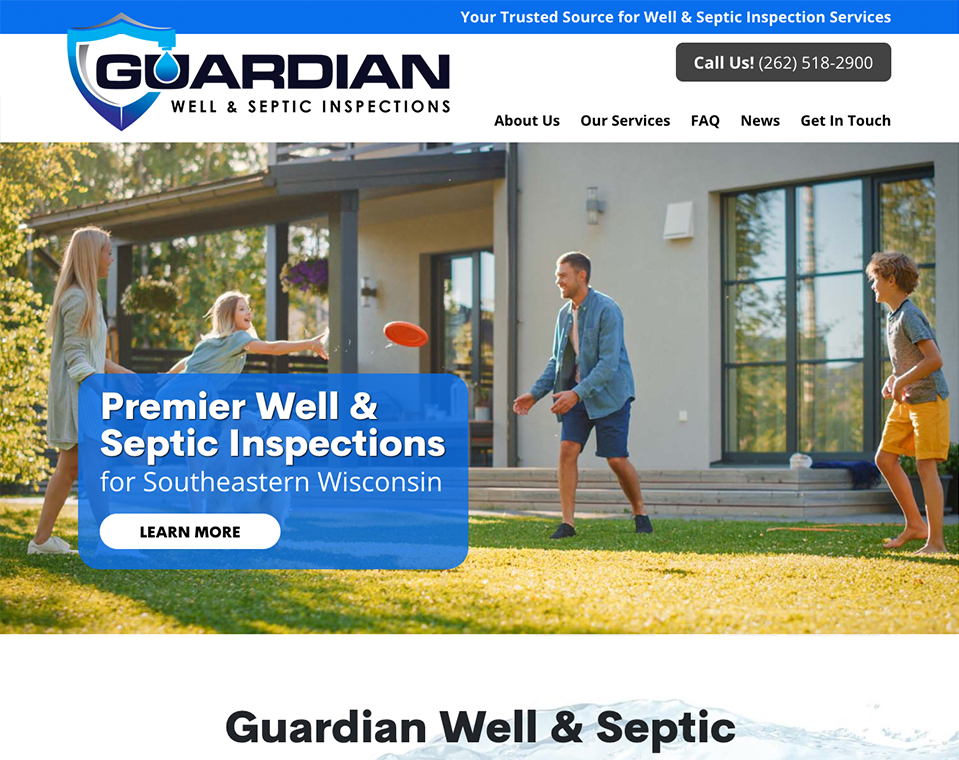 Guardian Well & Septic Inspections Home Page