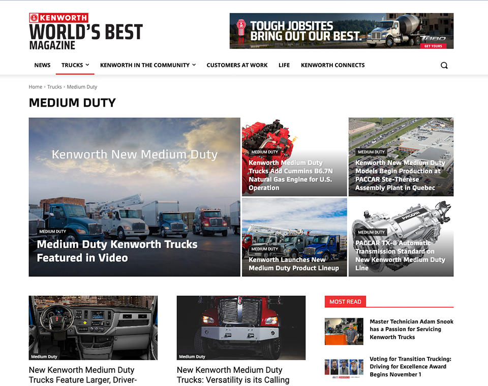 Kenworth World's Best Magazine - News