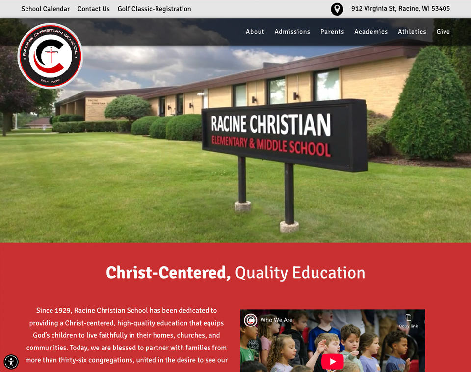 Racine Christian School - Home Page