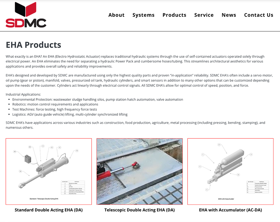 SDMC Product Landing Page