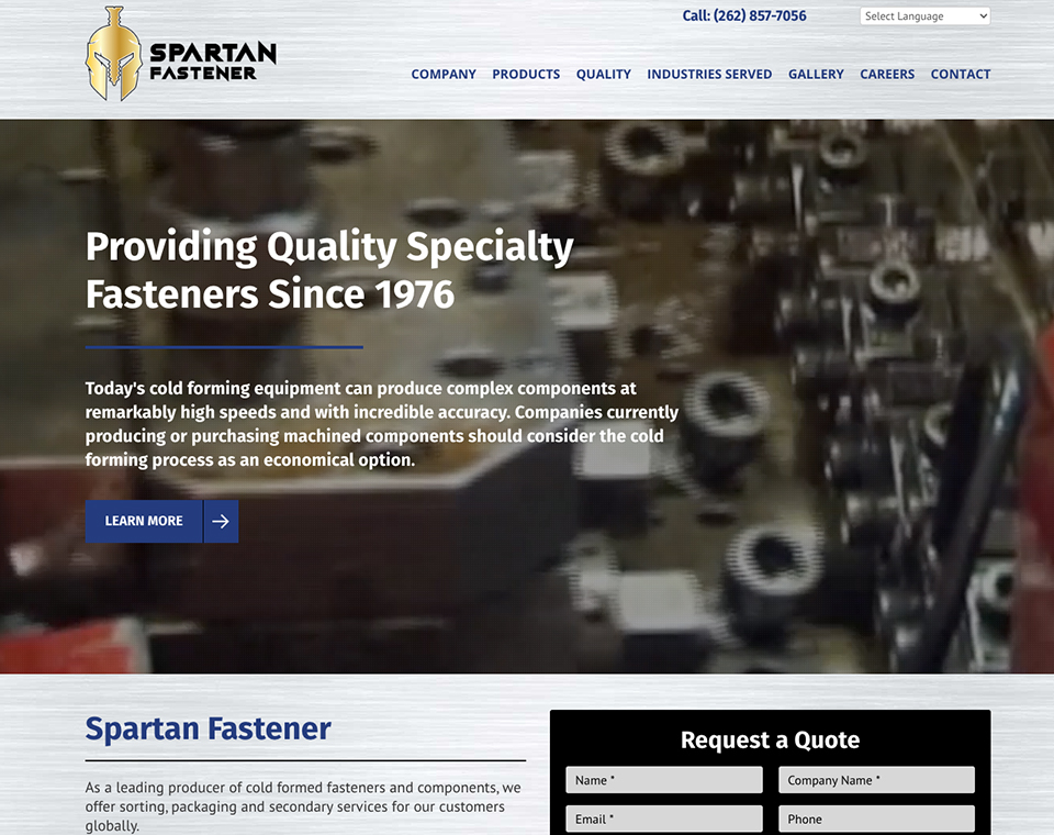 Spartan Fasteners Home Page