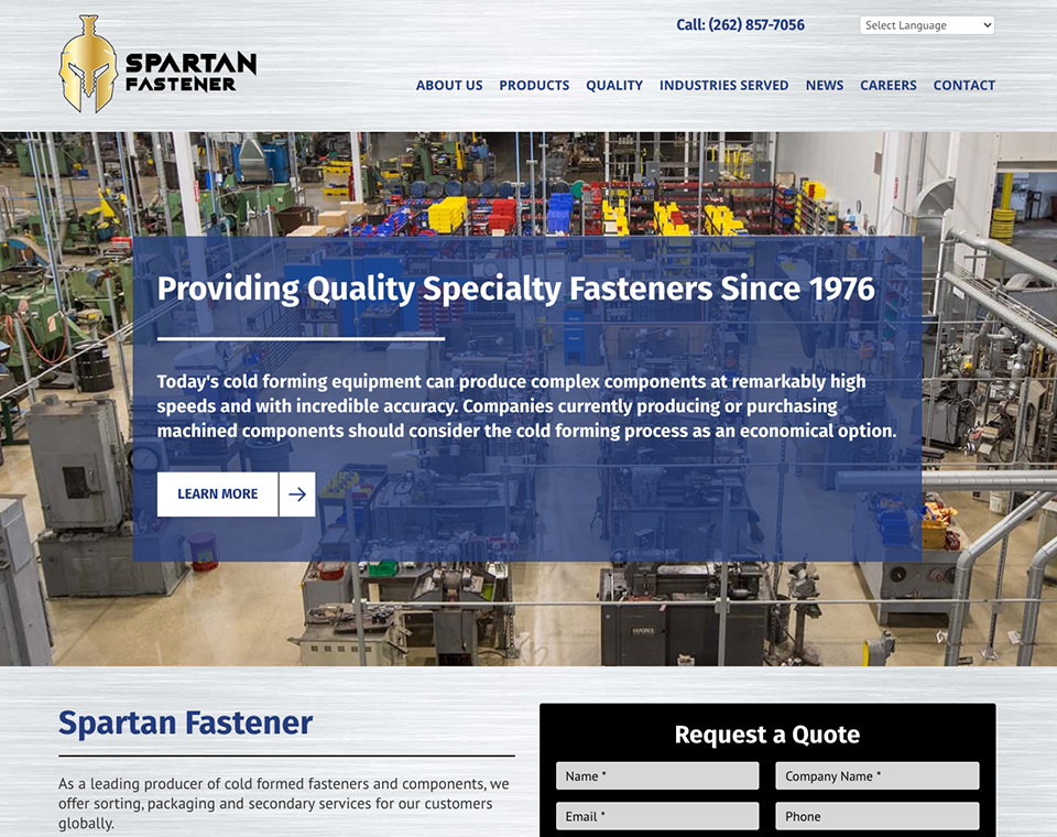 Spartan Fasteners Home Page