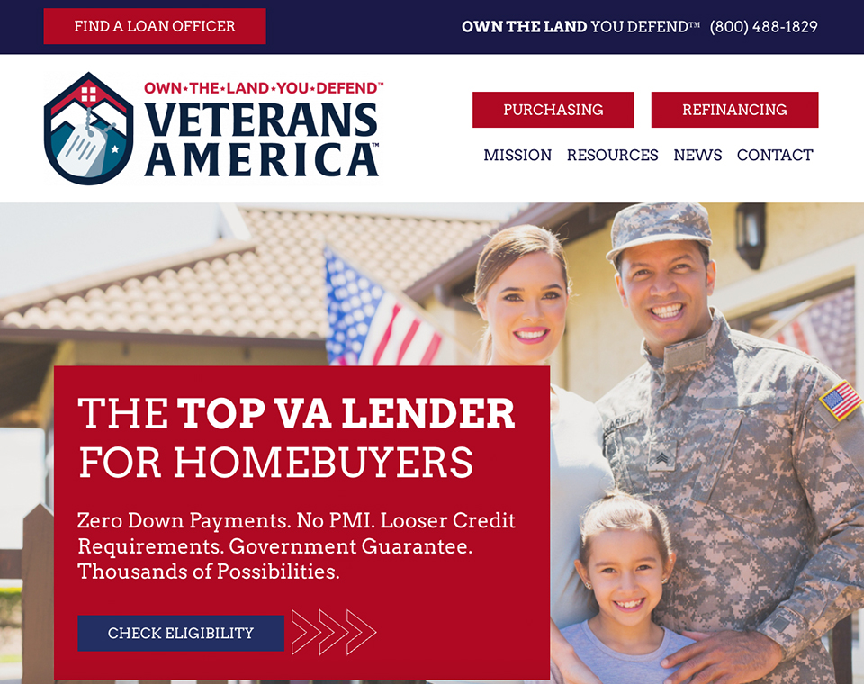 Veterans America Home Page