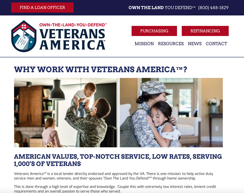 Veterans American Mission Page
