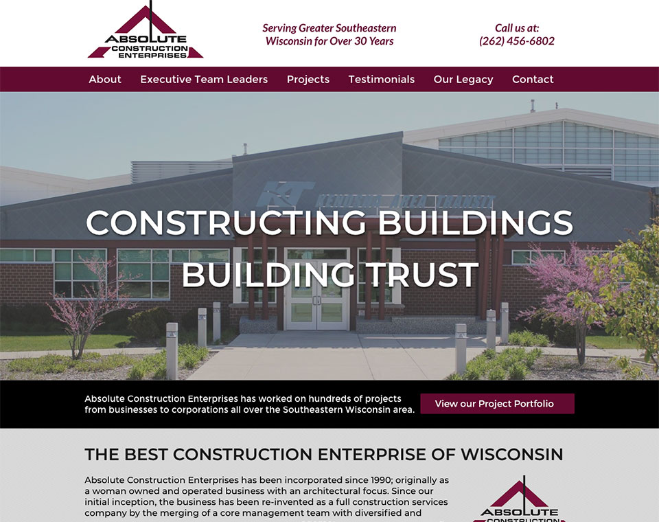 Absolute Construction Home Page