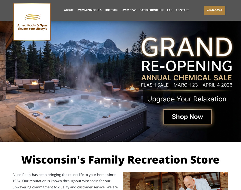 Allied Pools Home Page