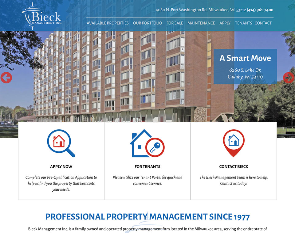 Bieck Management Home Page