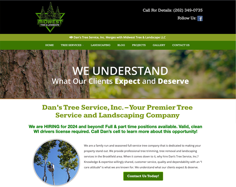 Dan's Tree Service - Home Page