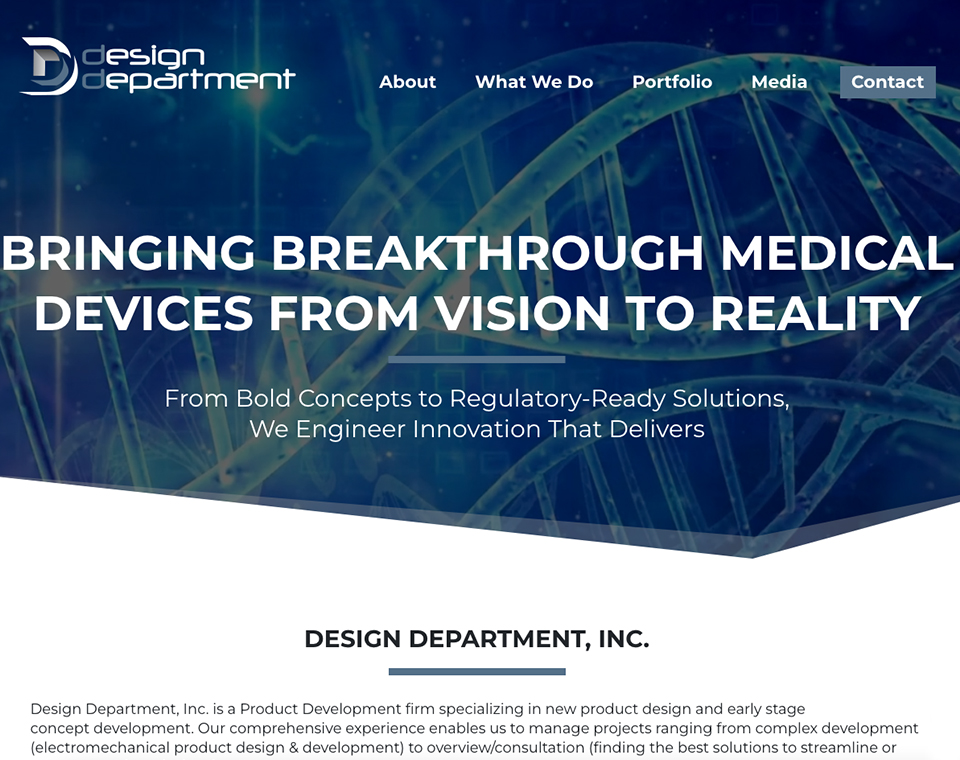Design Department Home Page