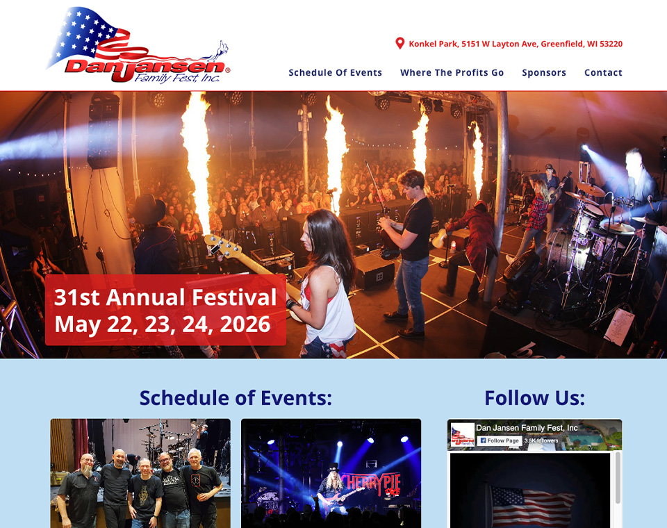 Dan Jansen Family Fest Homepage