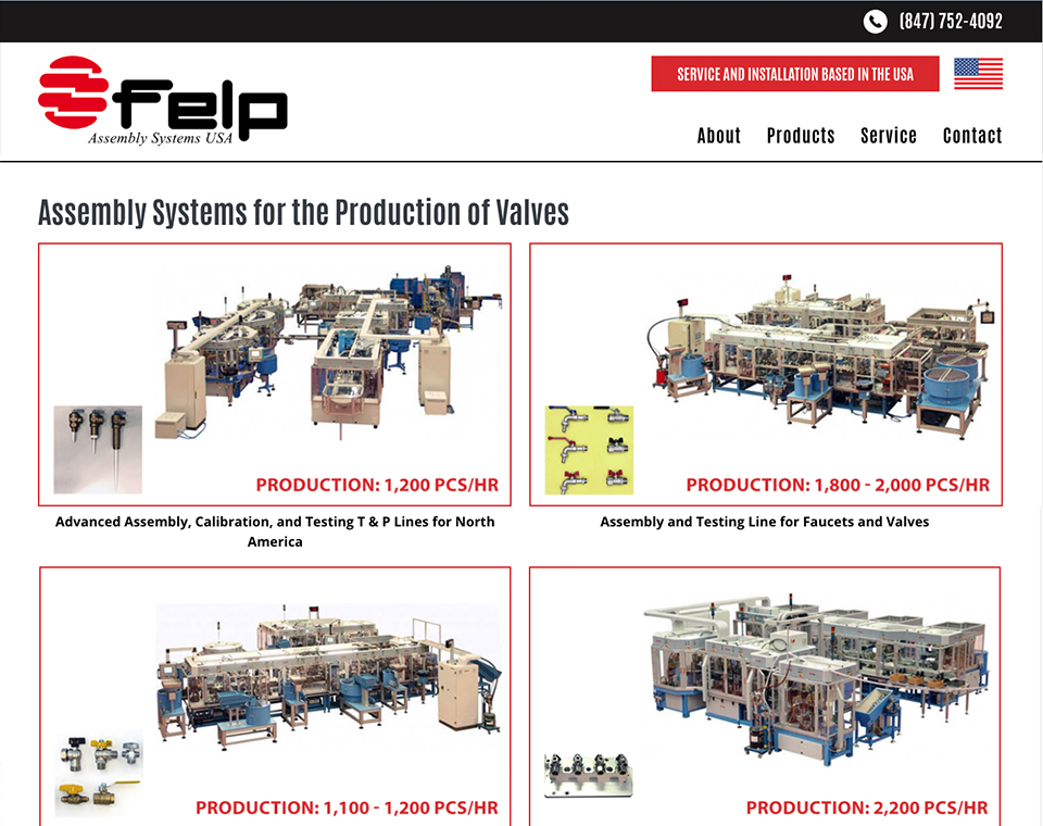 FELP Assembly Systems USA - Product Landing Page