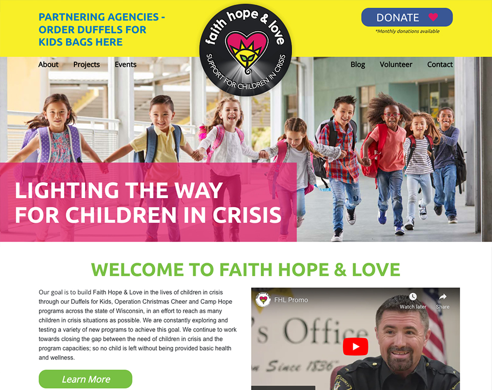 Faith Hope & Love - Home Page