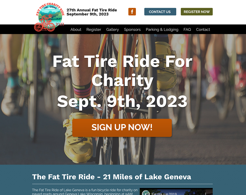 Fat Tire Ride Home Page