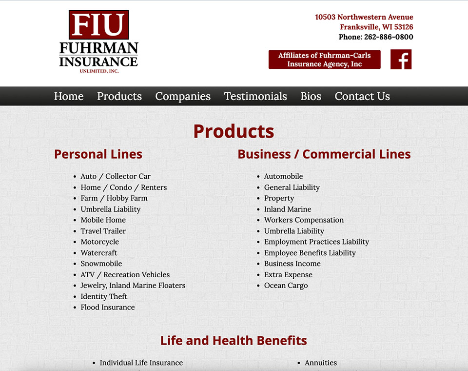 Fuhrman Insurance - Service Page