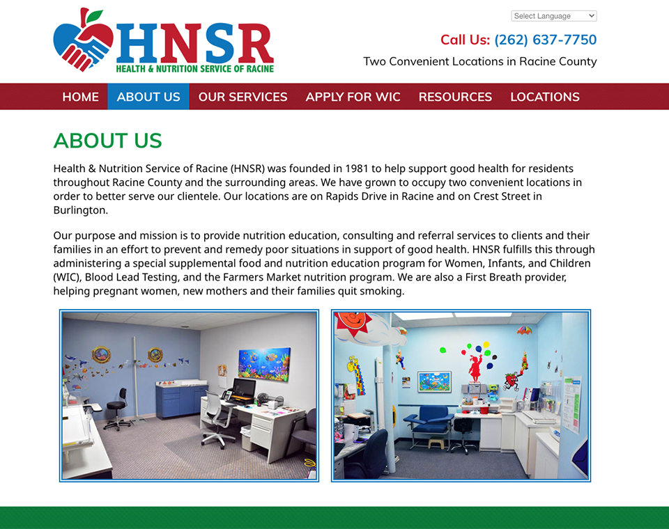HNSR Interior Page