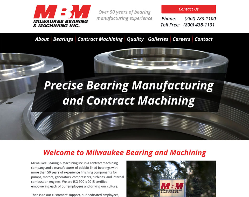 Milwaukee Bearing Home Page