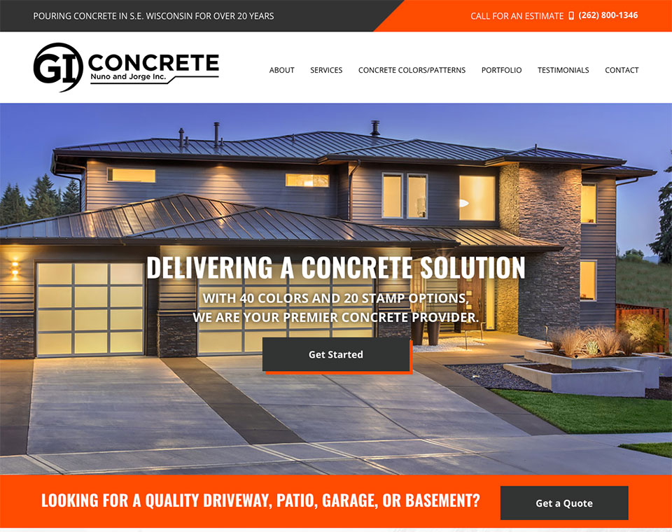 G.I. Concrete Home Page