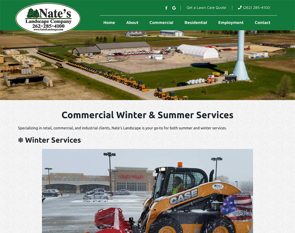 Nate’s Landscape Services Page