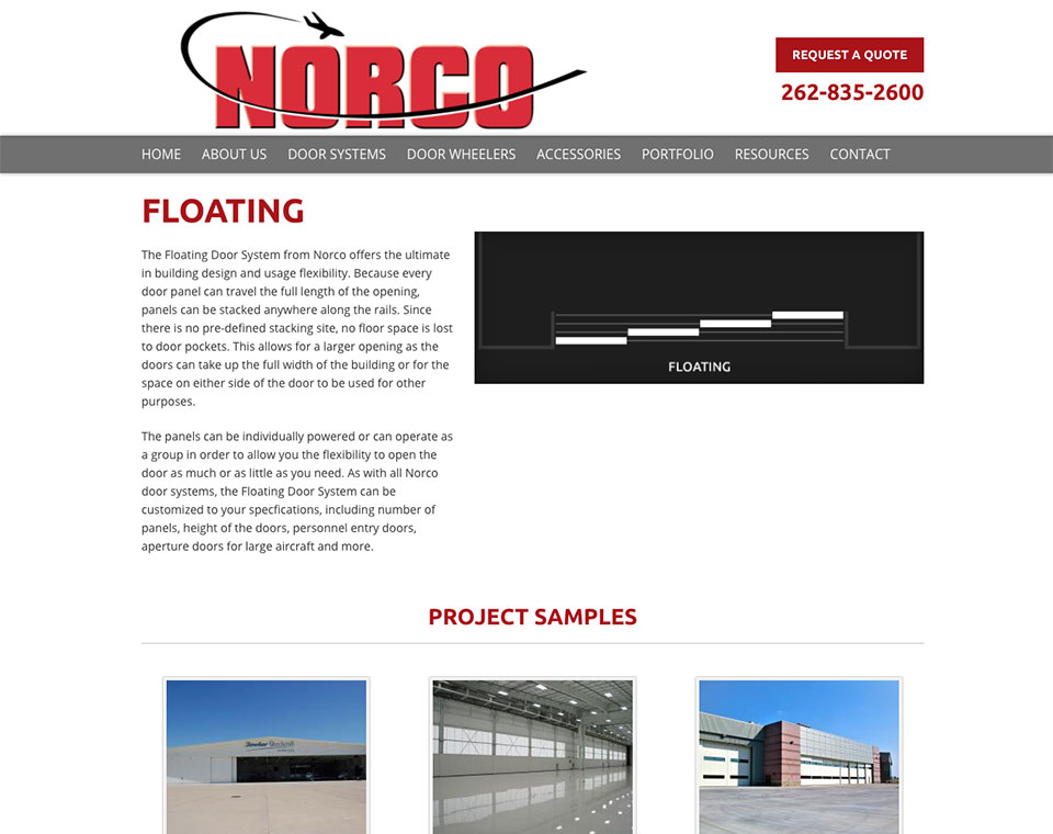 Norco Manufacturing Product Details Page