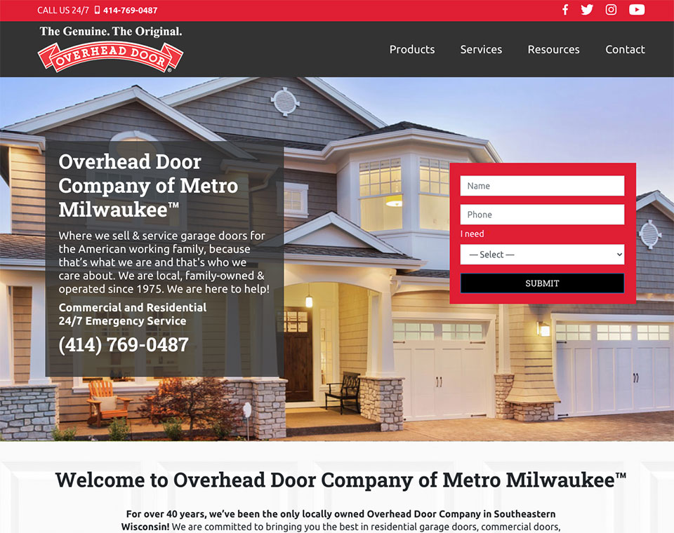 Overhead Door Home Page