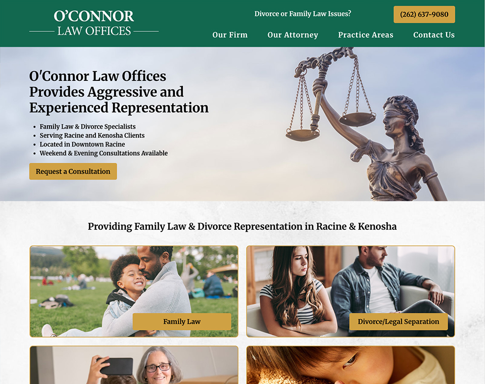 O’Connor Law Home Page