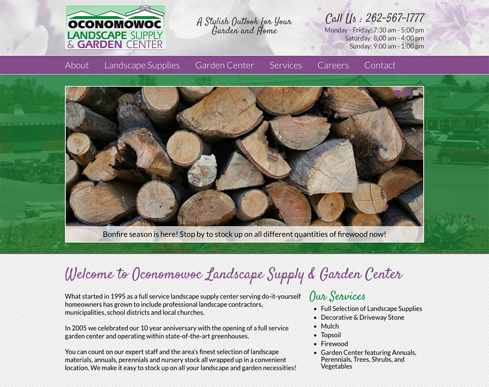 Oconomowoc Landscape Supply Home Page