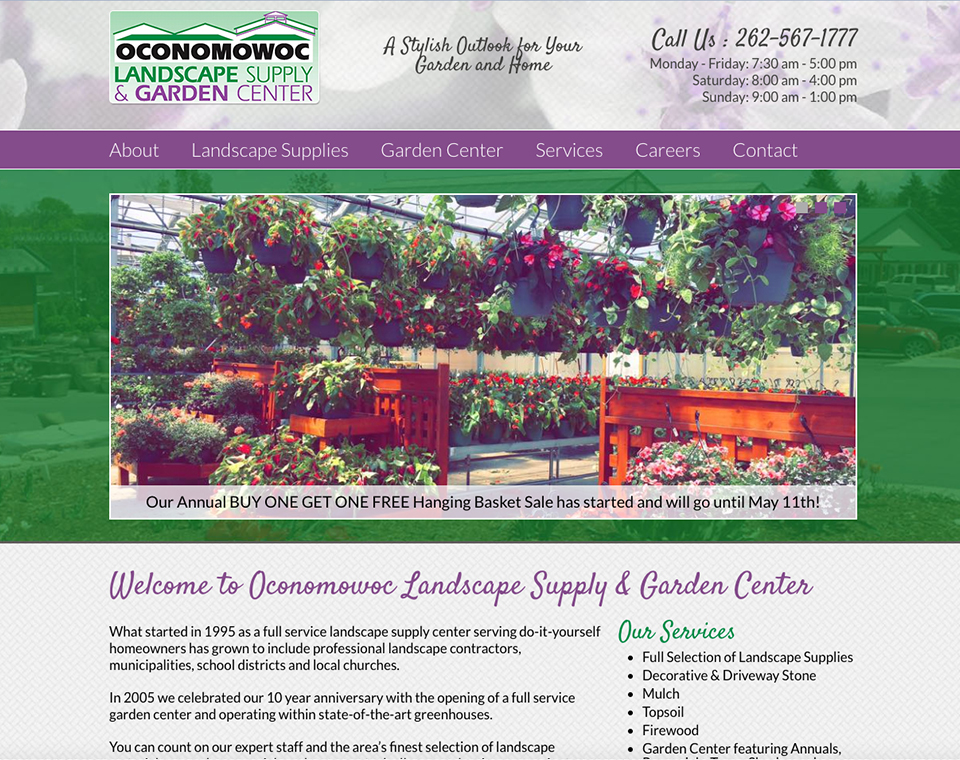 Oconomowoc Landscape Supply Home Page