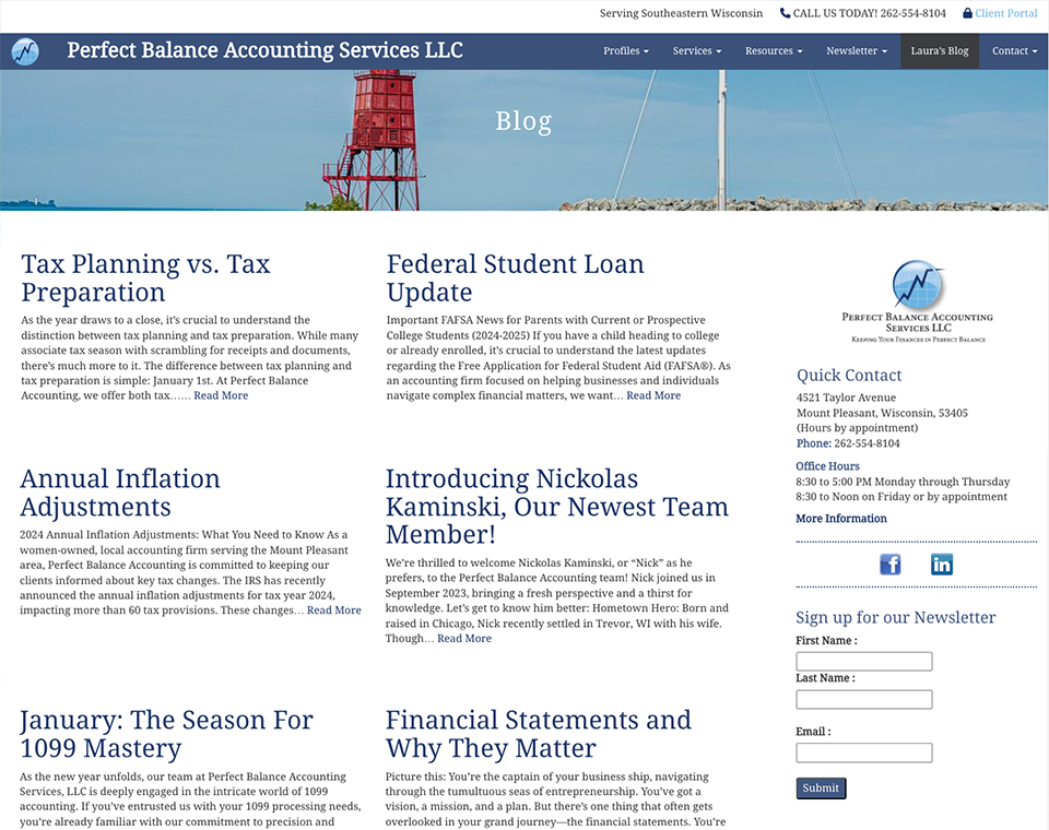 Perfect Balance Accounting - Blog Page