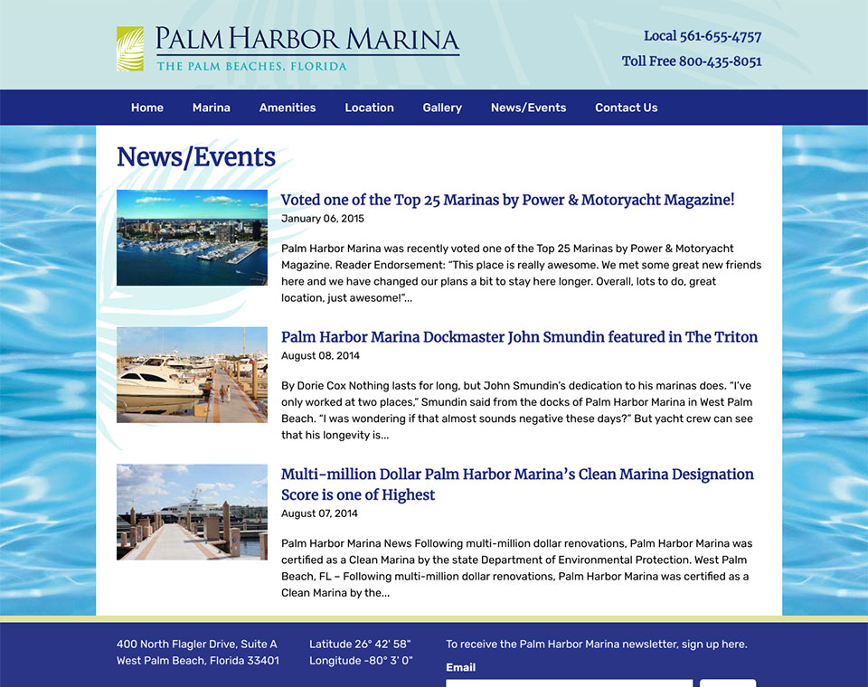Palm Harbor Marina News Archive