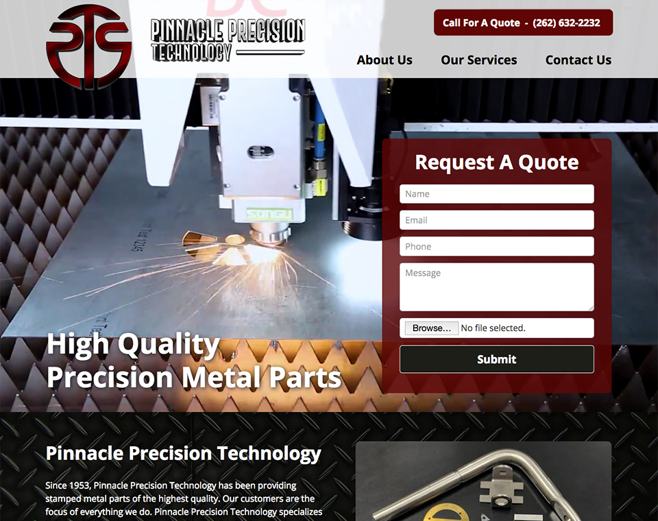 Pinnacle Precision Home Page