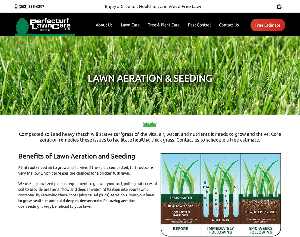 Perfecturf Services Page
