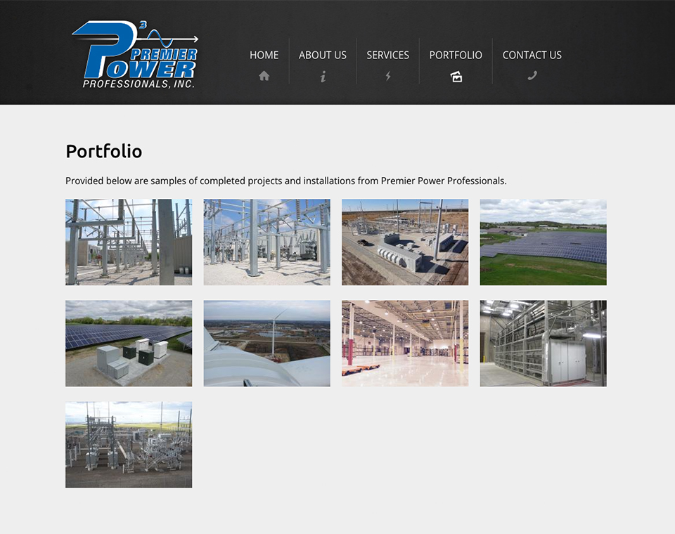 Premier Power Professionals, Inc - Projects Page