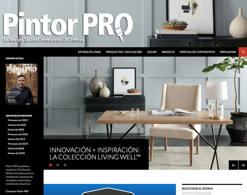Pintor PRO Home Page