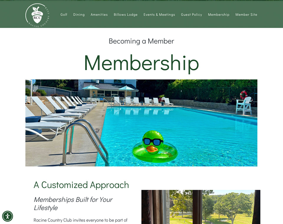 Racine Country Club - Membership