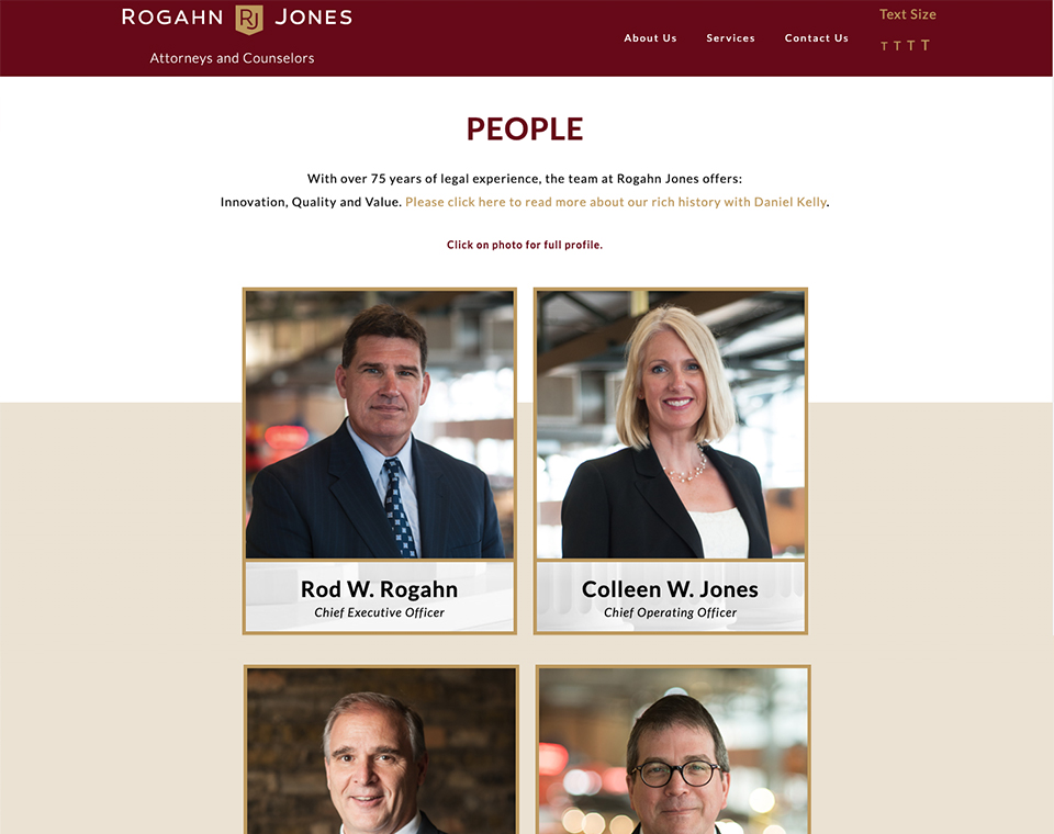 Rogahn Jones LLC - Team Page