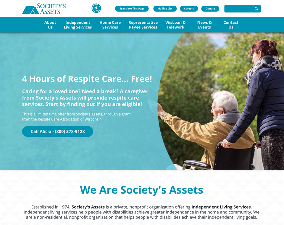 Society's Assets - Home Page