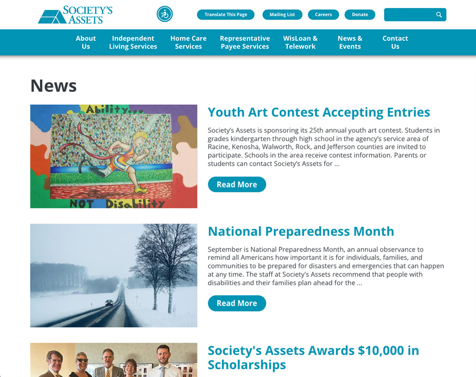 Society's Assets - News