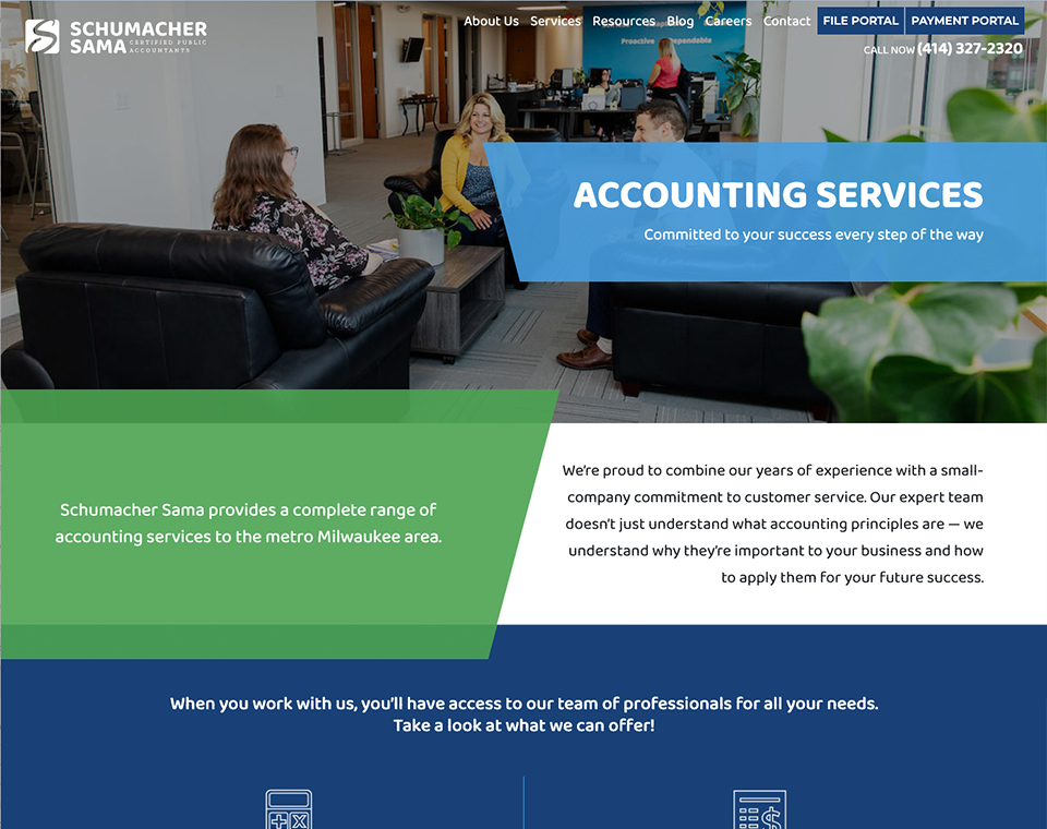 Schumacher Sama - Service Page