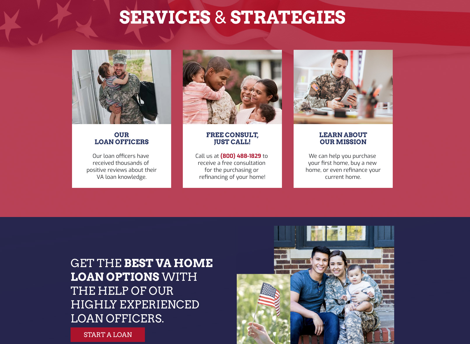 Veterans America Team Page