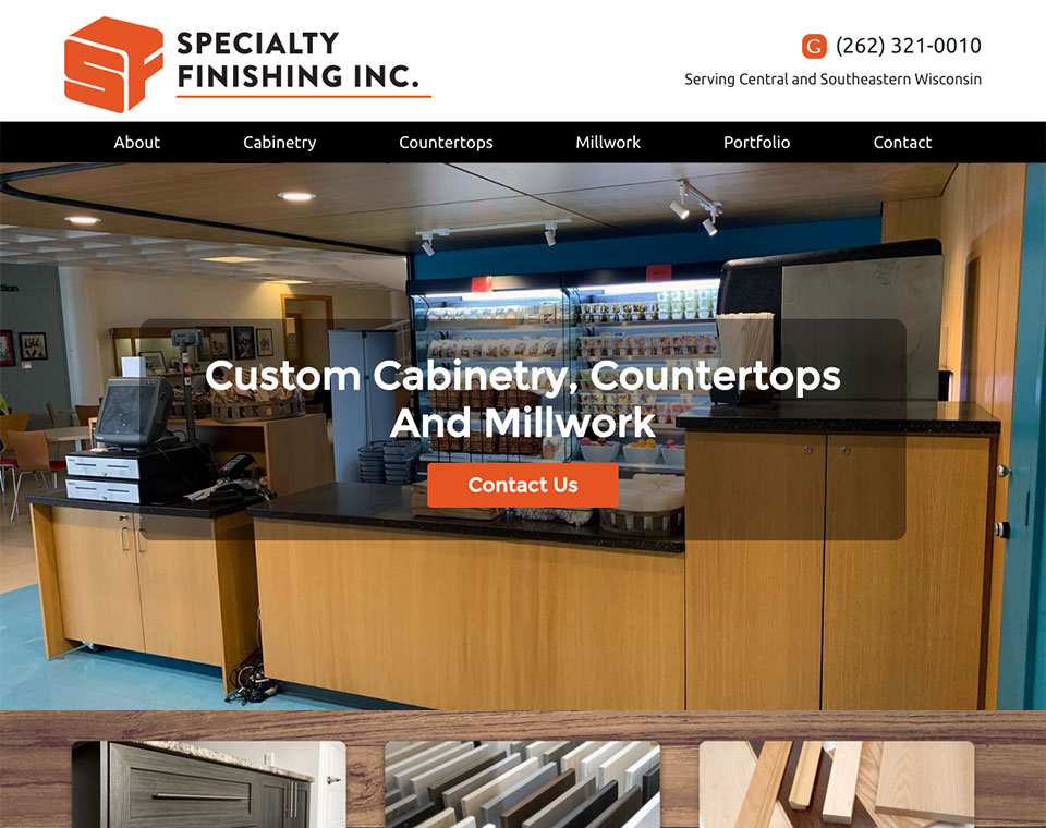 Specialty Finishing Home Page